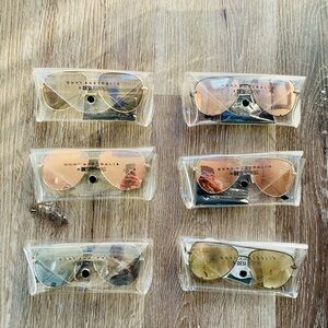 Quay Australia Gold and Brown Sunglasses Collection